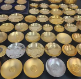 24PCS Shiny Gold Tea Set Gift Boxed
