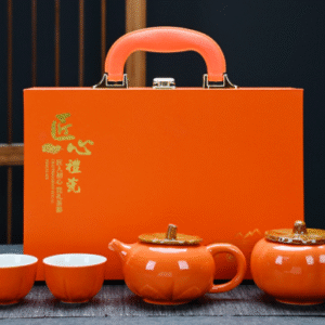 Persimmon Ruyi - One Pot, Two Cups, One Can + Artisan's Tote Box