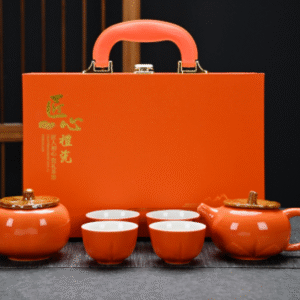 Persimmon Ruyi - One Pot, Four Cups, One Can + Craftsmanship Carrying Case
