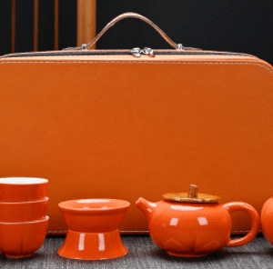 Persimmon 6 Cups + Filter Set + Tea Canister + Carrying Case