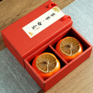 Persimmon Ruyi Orange Double Canister