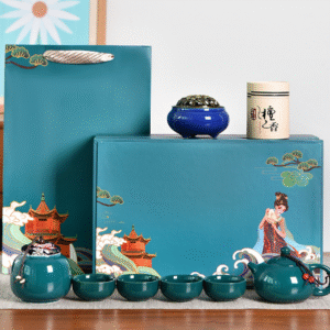 Bilu Jiayin one pot 4 cups 1 jar 1 sandalwood incense 1 stove + gift bag gift box