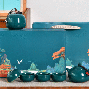 Dark Green One Pot 4 Cups 1 Canister + Thousand Hills Gift Box + Gift Bag