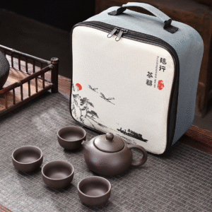 Purple Clay One Pot 4 Cups + Four Square Bag