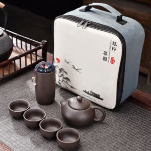 Purple Clay One Pot, 4 Cups, One Canister + Four Square Bag