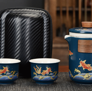 Blue One Pot Two Sides + Travel Bag