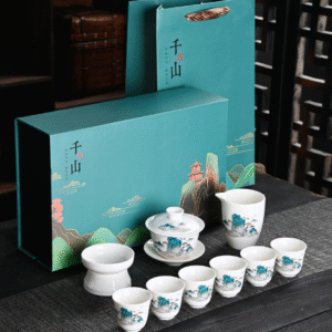 Thousand Miles Lidded Bowls Set of 10 + Thousand Miles Gift Box Gift Bag