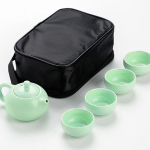 Ding kiln green one pot four cups