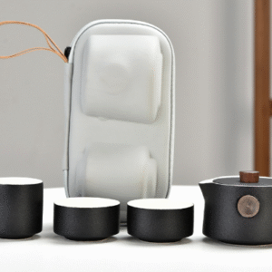 Black 3 cups + travel bag