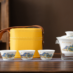 Thousand Miles Square Leather Package in yellow color